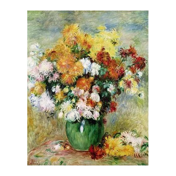 cuadros de flores - Cuadro -Bouquet de Crisantemos-