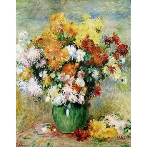 cuadros de flores - Cuadro -Bouquet de Crisantemos-