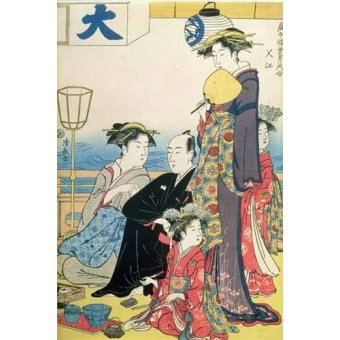 cuadros etnicos y oriente - Cuadro -Women of the Gay Quarters (right hand panel of diptych)-