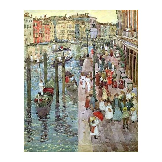cuadros de mapas, grabados y acuarelas - Cuadro -Gran Canal de Venecia, 2-