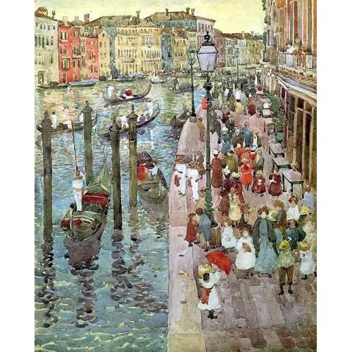 cuadros de mapas, grabados y acuarelas - Cuadro -Gran Canal de Venecia, 2-