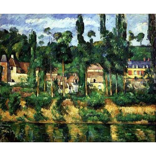 Cuadro -El castillo de Medan-, Paul Cezanne