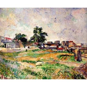 cuadros de paisajes - Cuadro -Paisaje cerca de París-