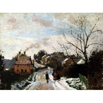 cuadros de paisajes - Cuadro -Paisaje de invierno en Louveciennes-