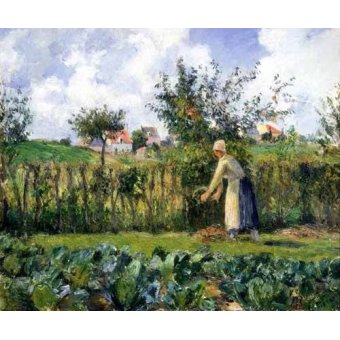 cuadros de paisajes - Cuadro -The cutting of the hedge-