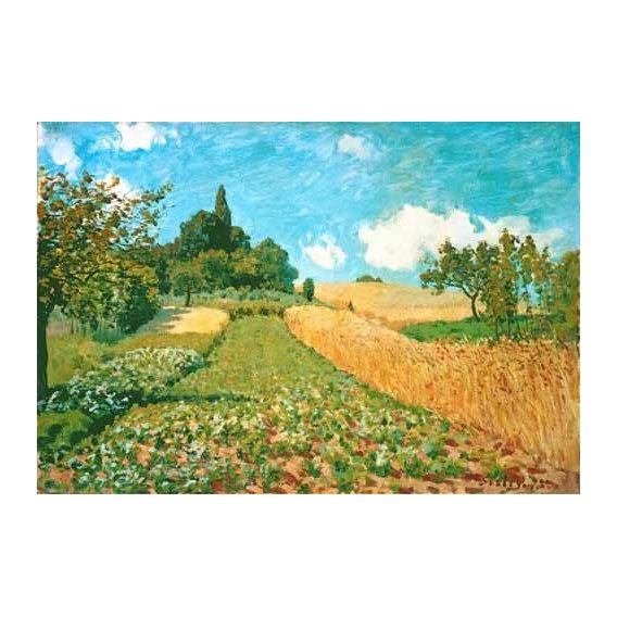 cuadros de paisajes - Cuadro -Campo de trigo-