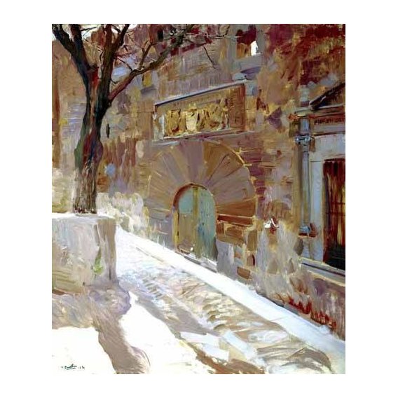 cuadros de paisajes - Cuadro -Calle de Avila-