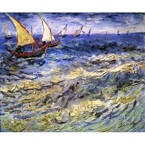 Cuadro -Marea cerca de Santa María-, Vincent Van Gogh