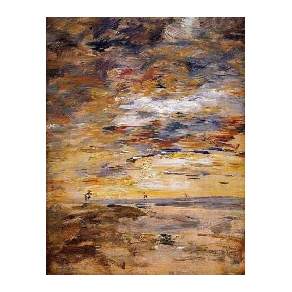 cuadros de paisajes - Cuadro -Cielo al atardecer-