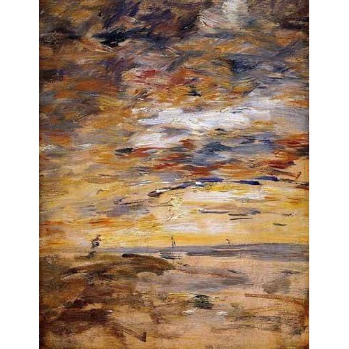 cuadros de paisajes - Cuadro -Cielo al atardecer-