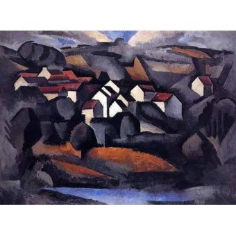 cuadros de paisajes - Cuadro -Paisaje en el sur de Ferte-