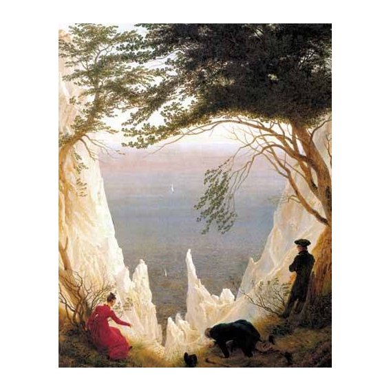 cuadros de paisajes - Cuadro -Kreidefelsen auf Rügen-
