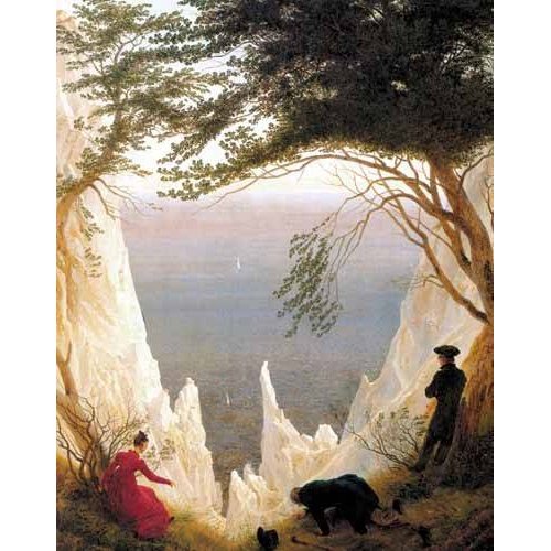 Cuadro -Kreidefelsen auf Rügen-, Caspar David Friedrich