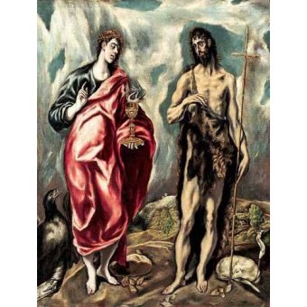 cuadros religiosos - Cuadro -Los Santos Juanes (1605-10)-