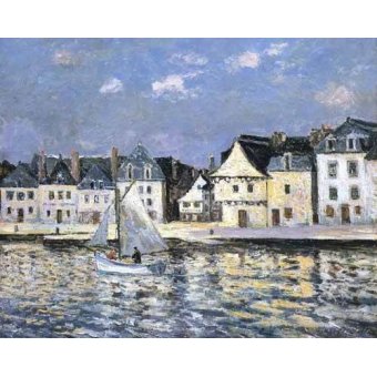 cuadros de marinas - Cuadro -El puerto de Saint Goustan, Brittany-