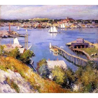 cuadros de marinas - Cuadro -Puerto de Gloucester-