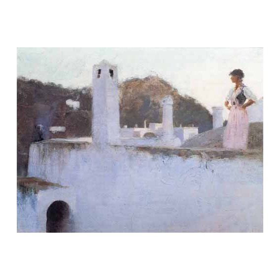 cuadros de paisajes - Cuadro -Vista de Capri-