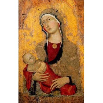 cuadros religiosos - Cuadro -Madona con Niño-
