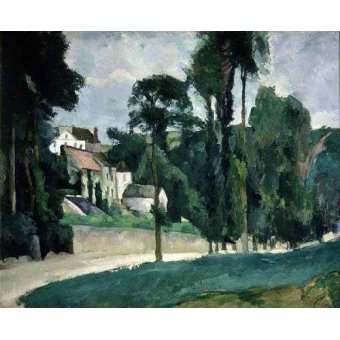 cuadros de paisajes - Cuadro -La carretera en Pontoise-