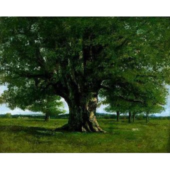 cuadros de paisajes - Cuadro -El roble de Flagey, llamado Vercingetorix-