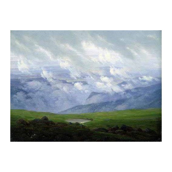 cuadros de paisajes - Cuadro -Nubes a la deriva-