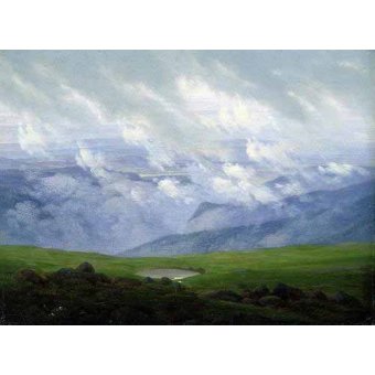 cuadros de paisajes - Cuadro -Nubes a la deriva-