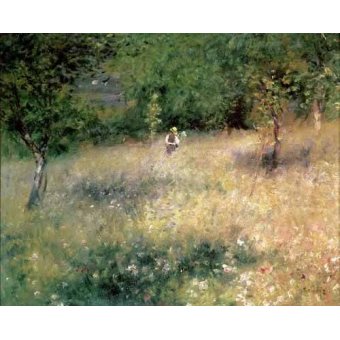 Cuadro -Primavera en Chatou-, Pierre Auguste Renoir