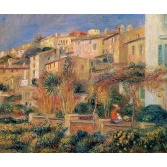 cuadros de paisajes - Cuadro -Terraza en Cagnes-