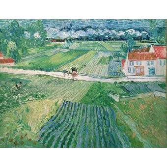 Cuadro -Paisaje en Auvers despues de llover-, Vincent Van Gogh