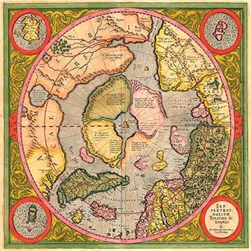 cuadros de mapas, grabados y acuarelas