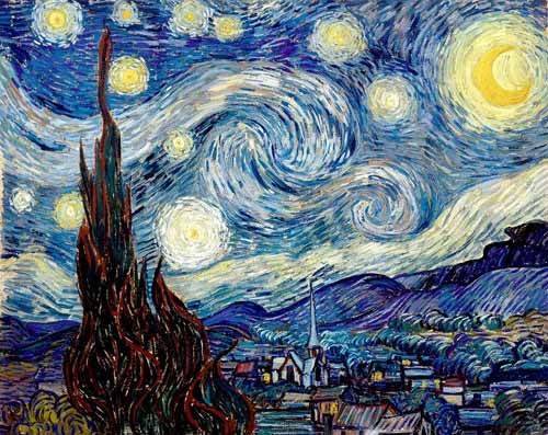 La noche estrellada de Vincent van Gogh