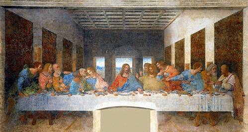 La última cena de Leonardo da Vinci