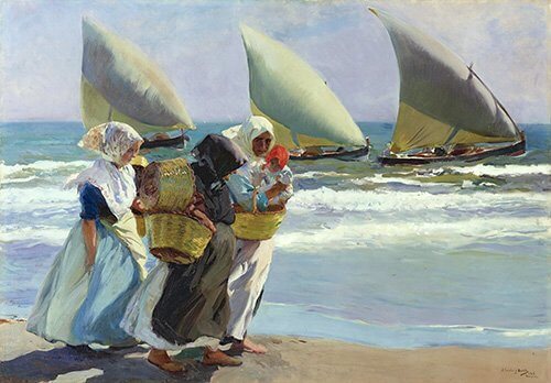 Cuadro Las Tres Velas de Joaquín Sorolla