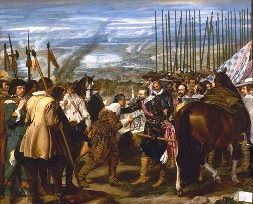 Cuadro Rendición de Breda o Las Lanzas de Diego Velázquez
