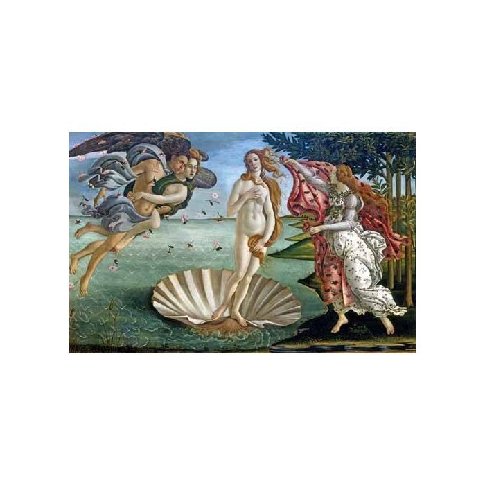 Detalle técnico El Nacimiento de Venus Botticelli