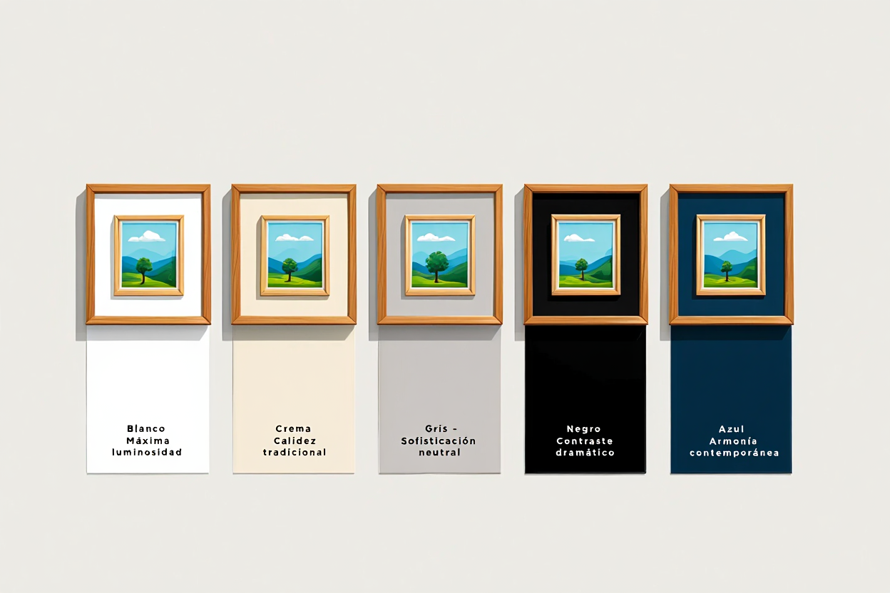 Cuadros con paspartú: elegancia y profundidad visual